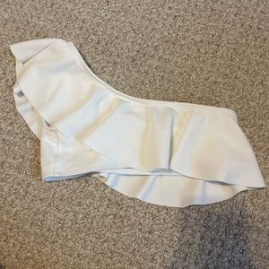 One shoulder bikini top